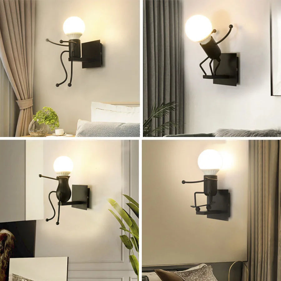 IronBuddy - Creative Robot Wall Lamp