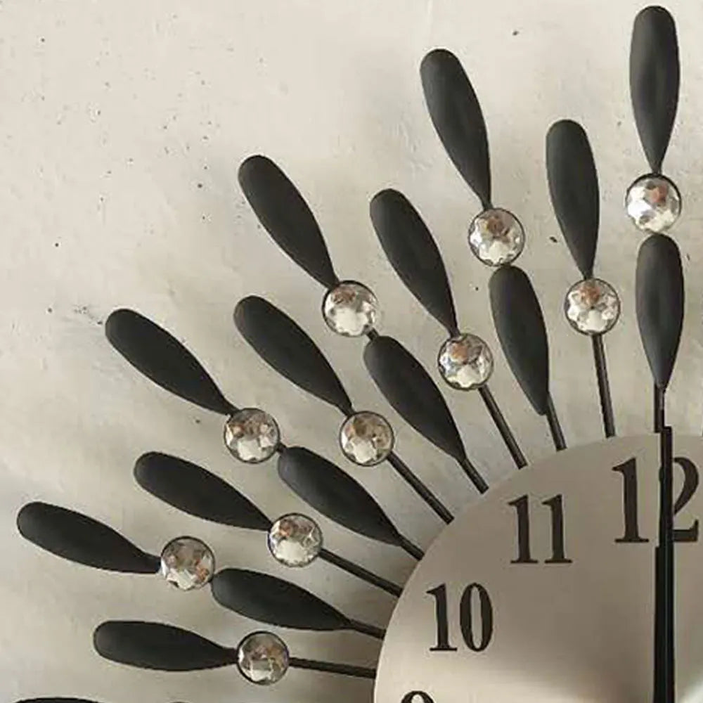 BrillianceBloom - Diamond Wall Clock