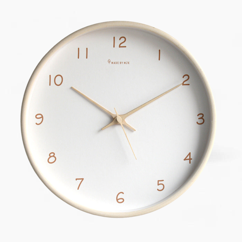 Simple - Analog Solid Wood Wall Clock for Home | Timeless and elegant design