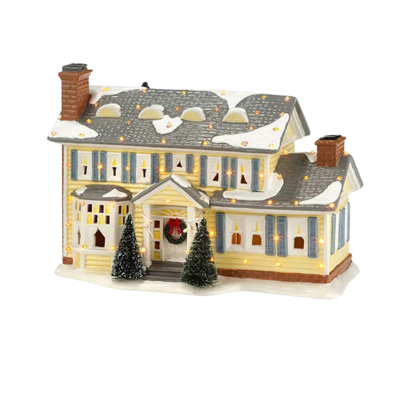 Festive Village - Light-Up Rotating Christmas Statue