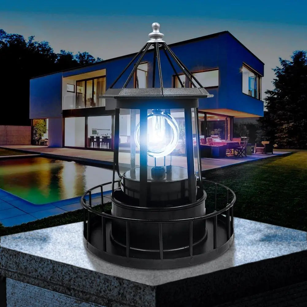 CoastalGlow - Adjustable Solar-Powered Lighthouse