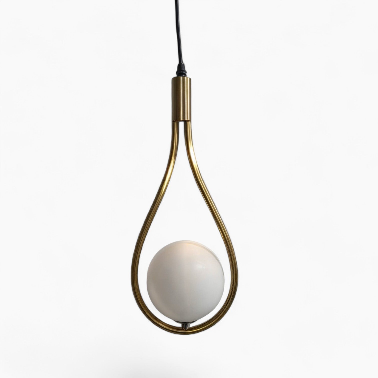 Modern Nordic Pendant Light | Adjustable Iron & Glass Design