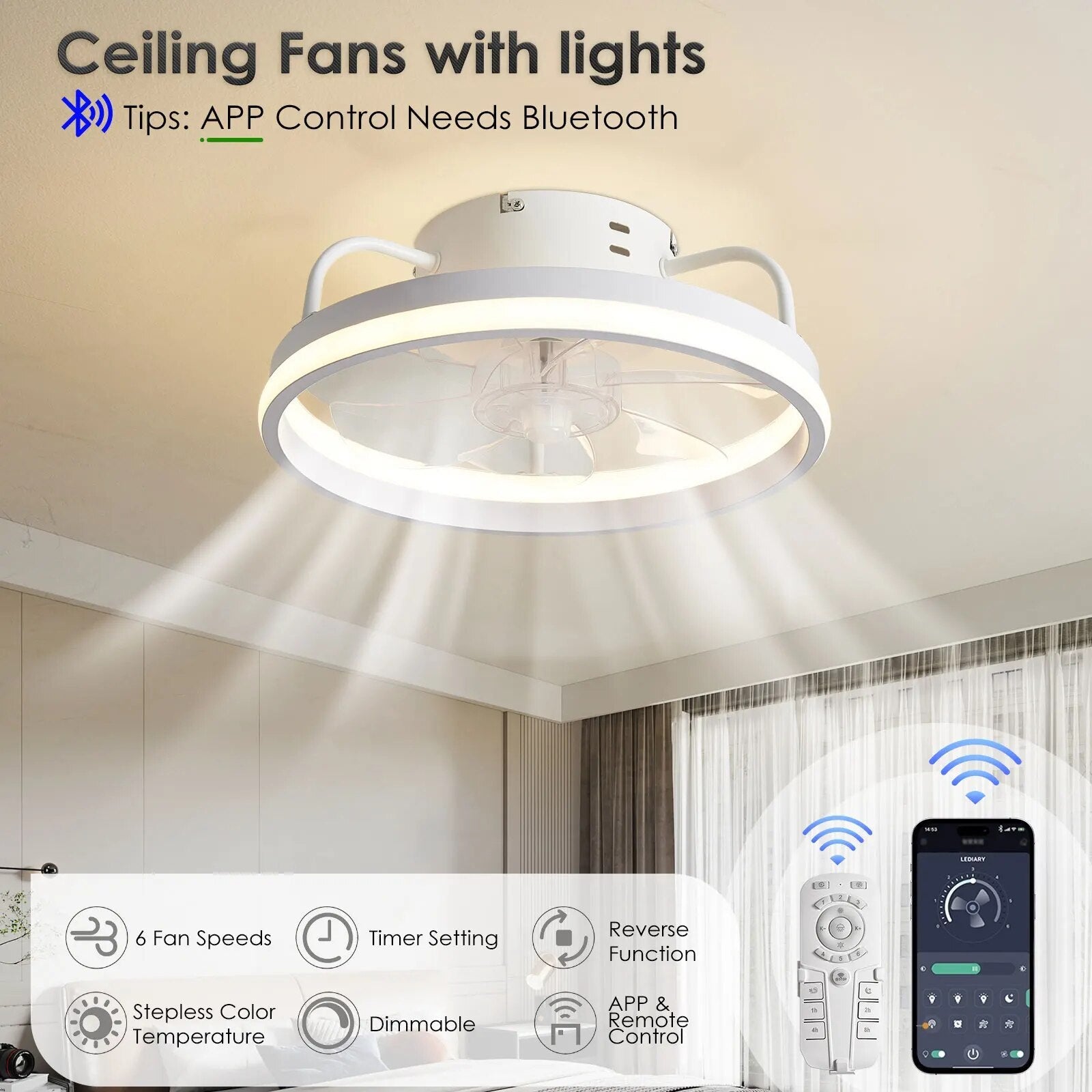 TranquilRetreat - Soothing Breeze Ceiling Fan