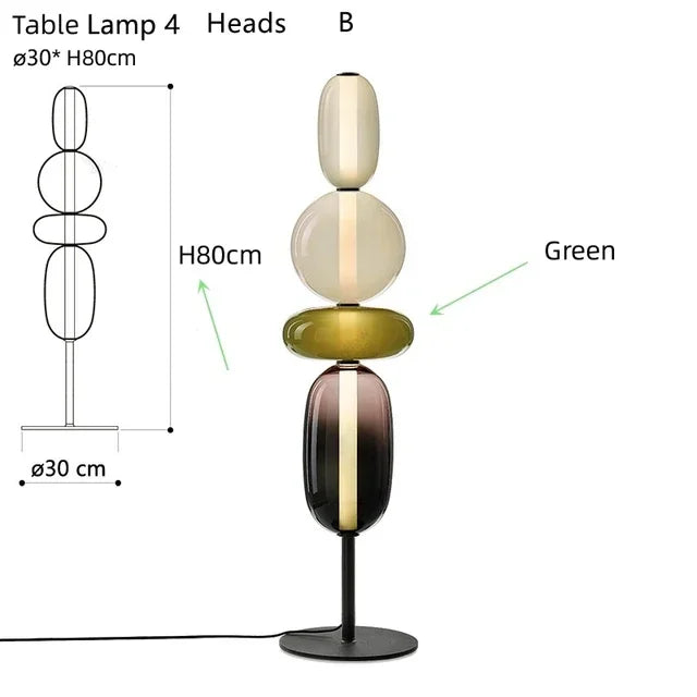 RomaGlow | Italian Colored Glass Light