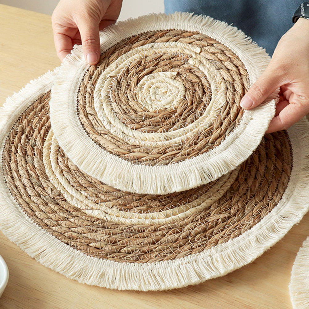 NobleCotton | Round Cotton Table Mat