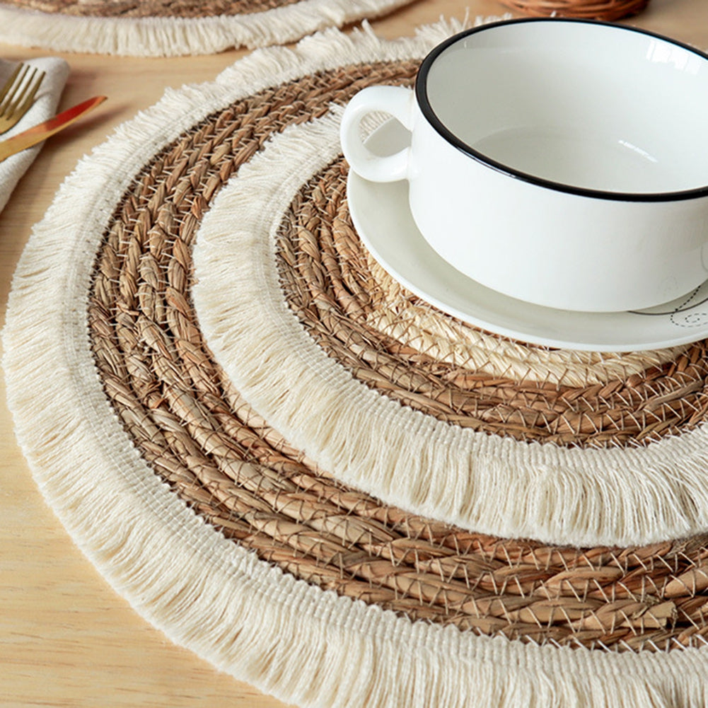 NobleCotton | Round Cotton Table Mat