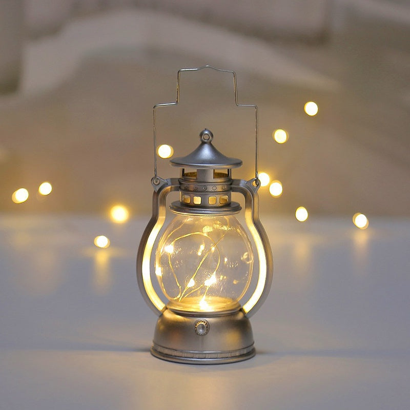 AntiqueAura | Battery-Powered Hanging Lantern