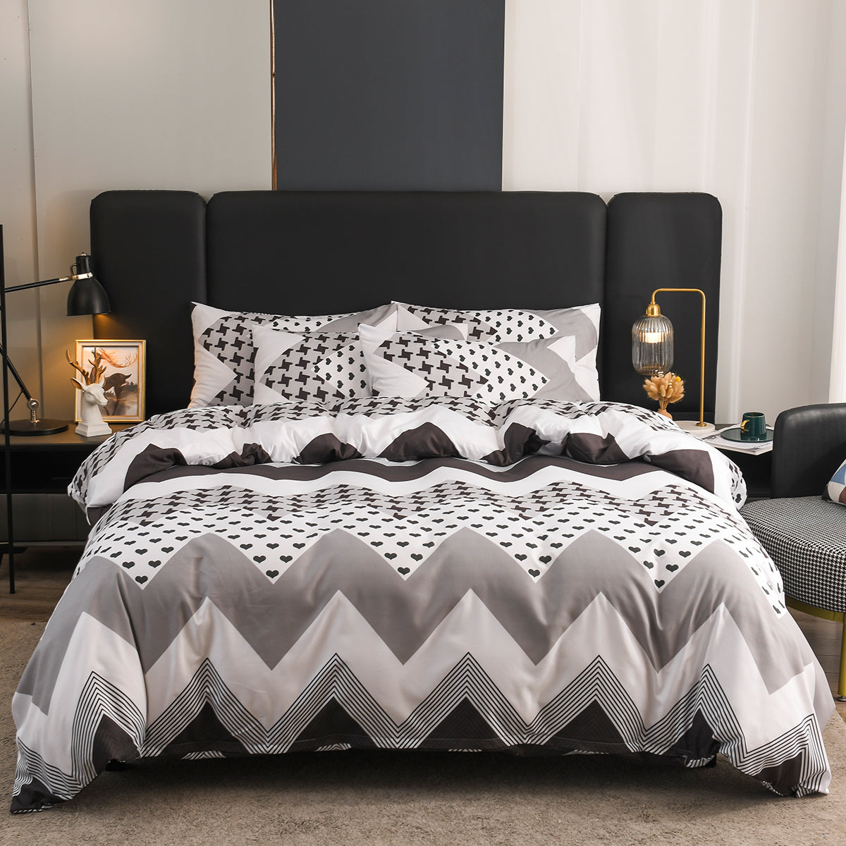 GeoDream | Modern Print Bed Linen Set