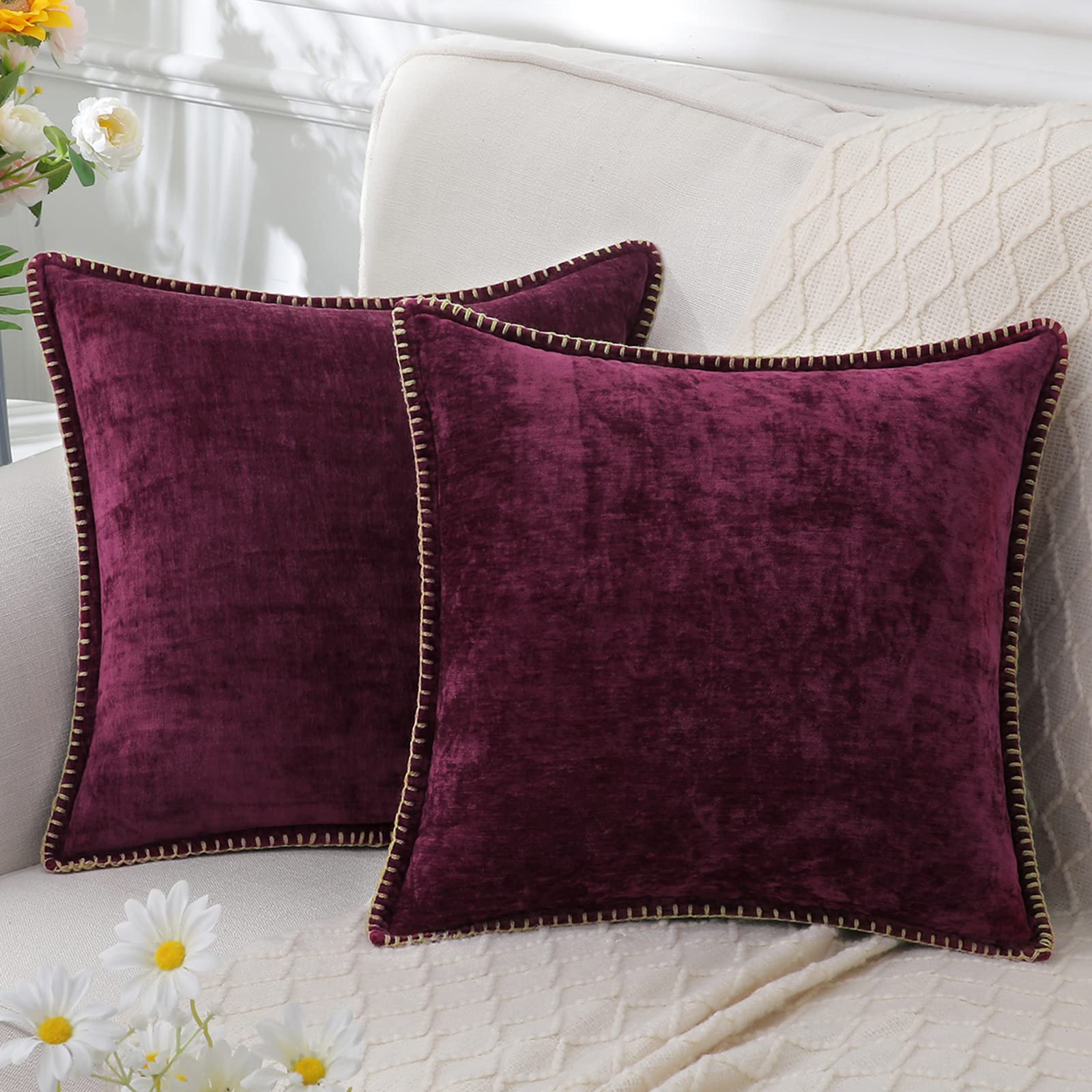 LuminaLuxe - Chenille Cushion Cover