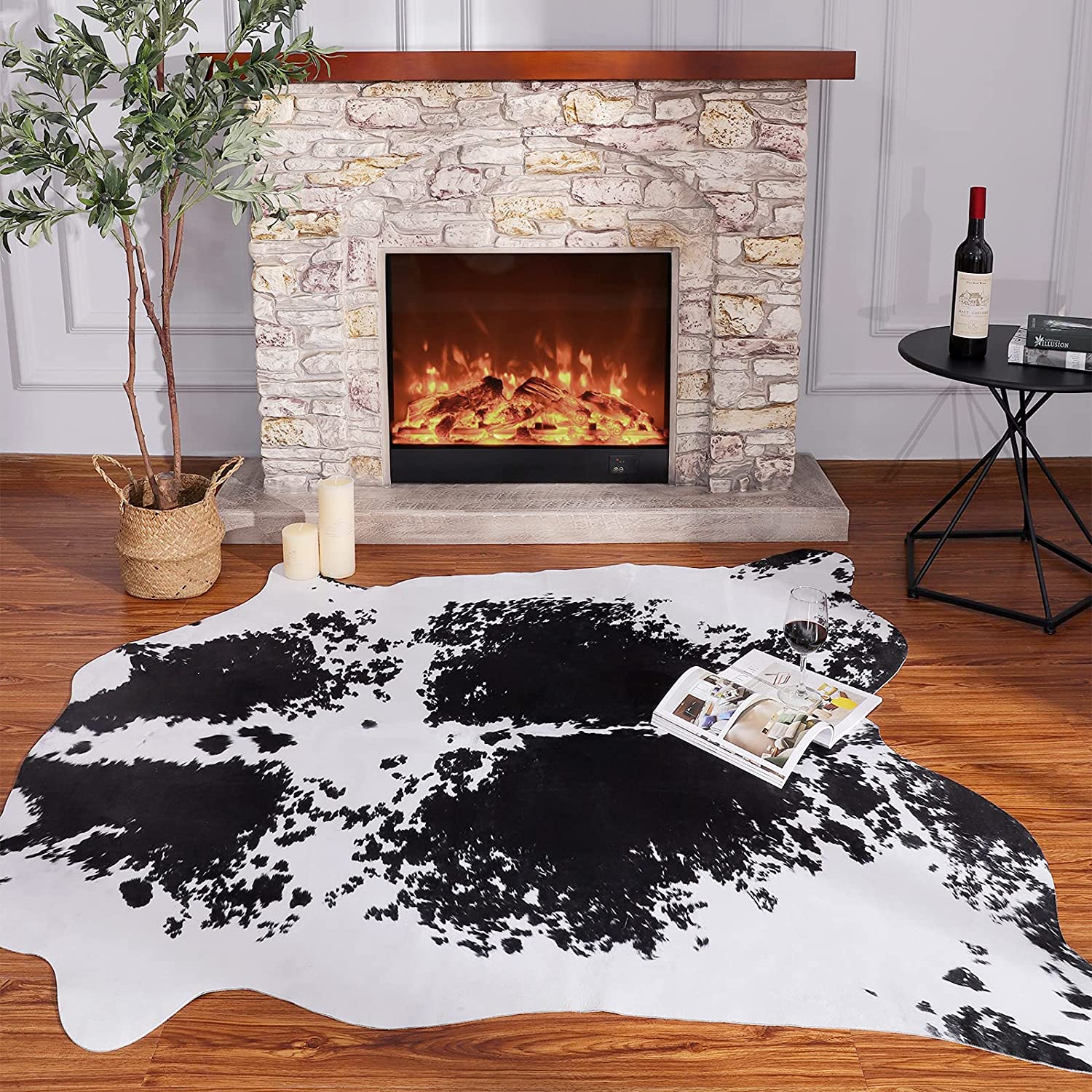 VersatileDecor - Premium Cow Print Rug