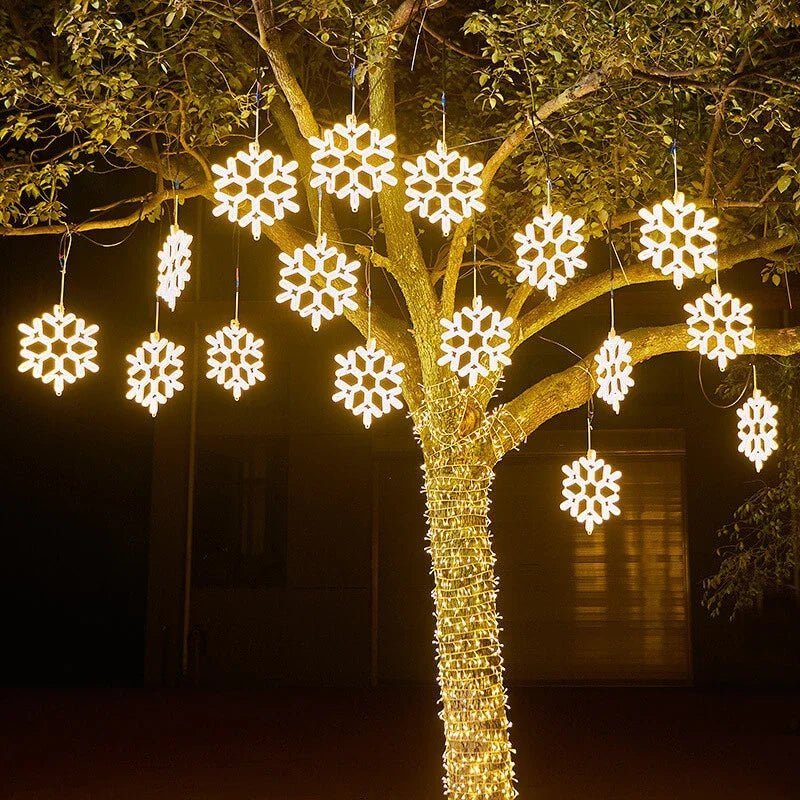 Winter Star - Sparkling Snowflake LED Lights