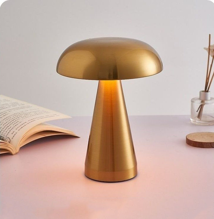 Stylish Metal Table Lamp | USB-C Rechargeable, Adjustable Light Intensity