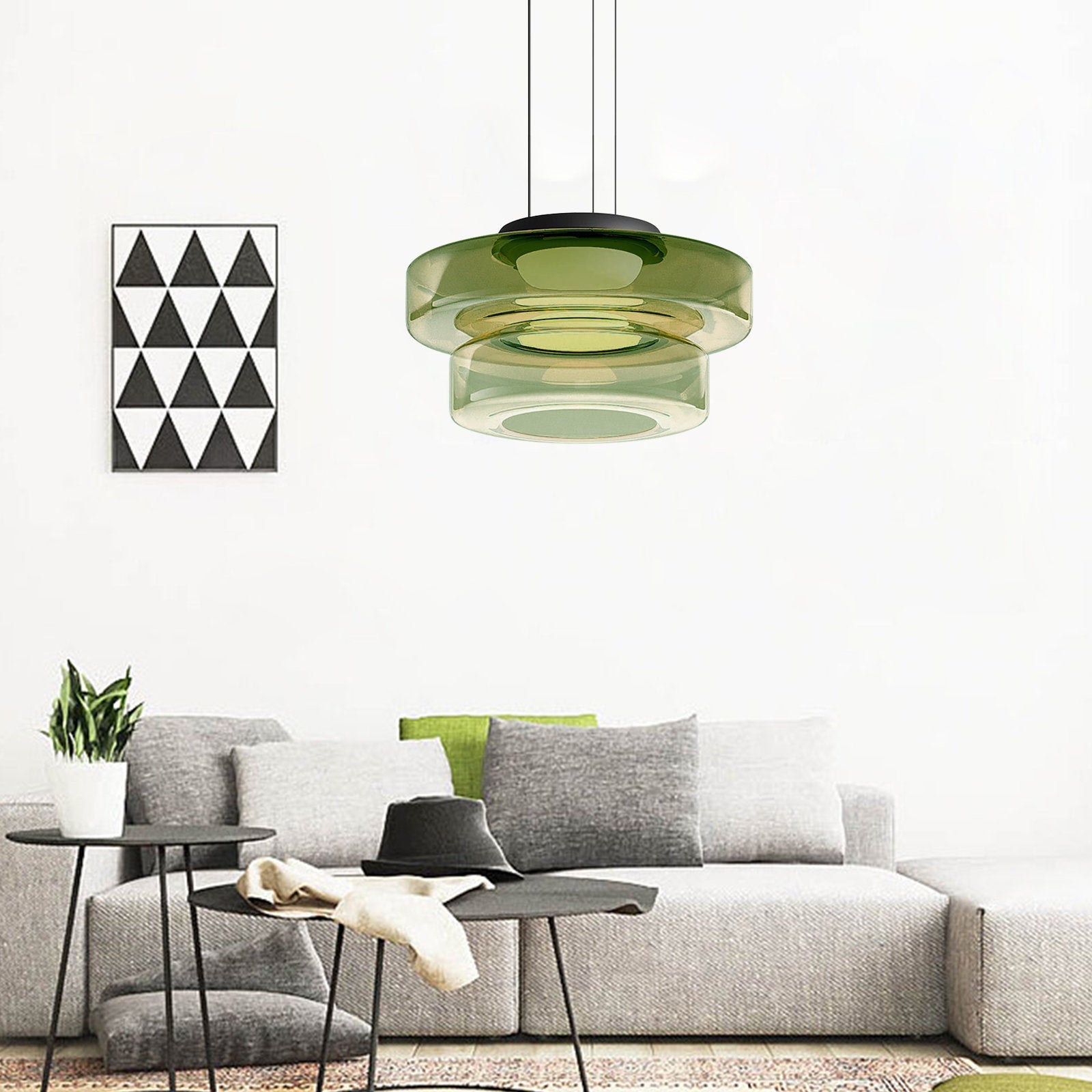 Modern Glass Pendant Lights | Adjustable LED Hanging Lamps