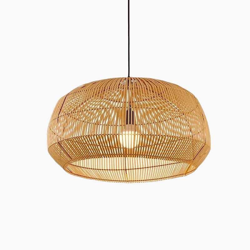 Handmade Rattan Pendant Lights | Contemporary Natural Bamboo & Wood Lighting