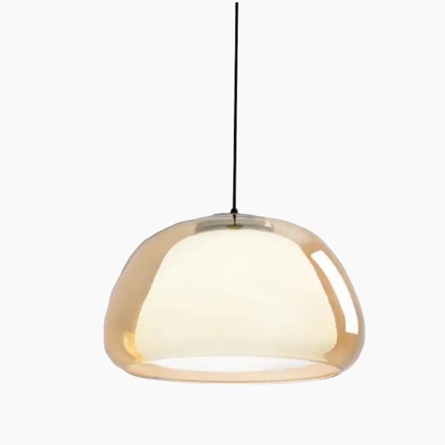 Modern LED Pendant Lights | Adjustable Glass Dome Lighting