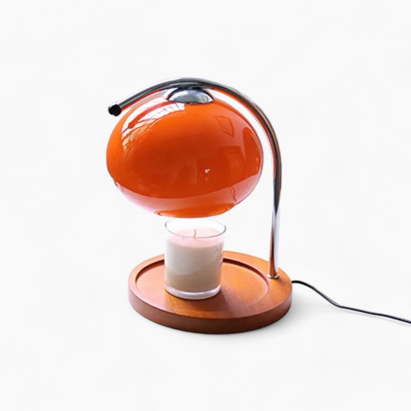 Vintage Glass Table Lamp | Bauhaus Style, LED, Dimmable