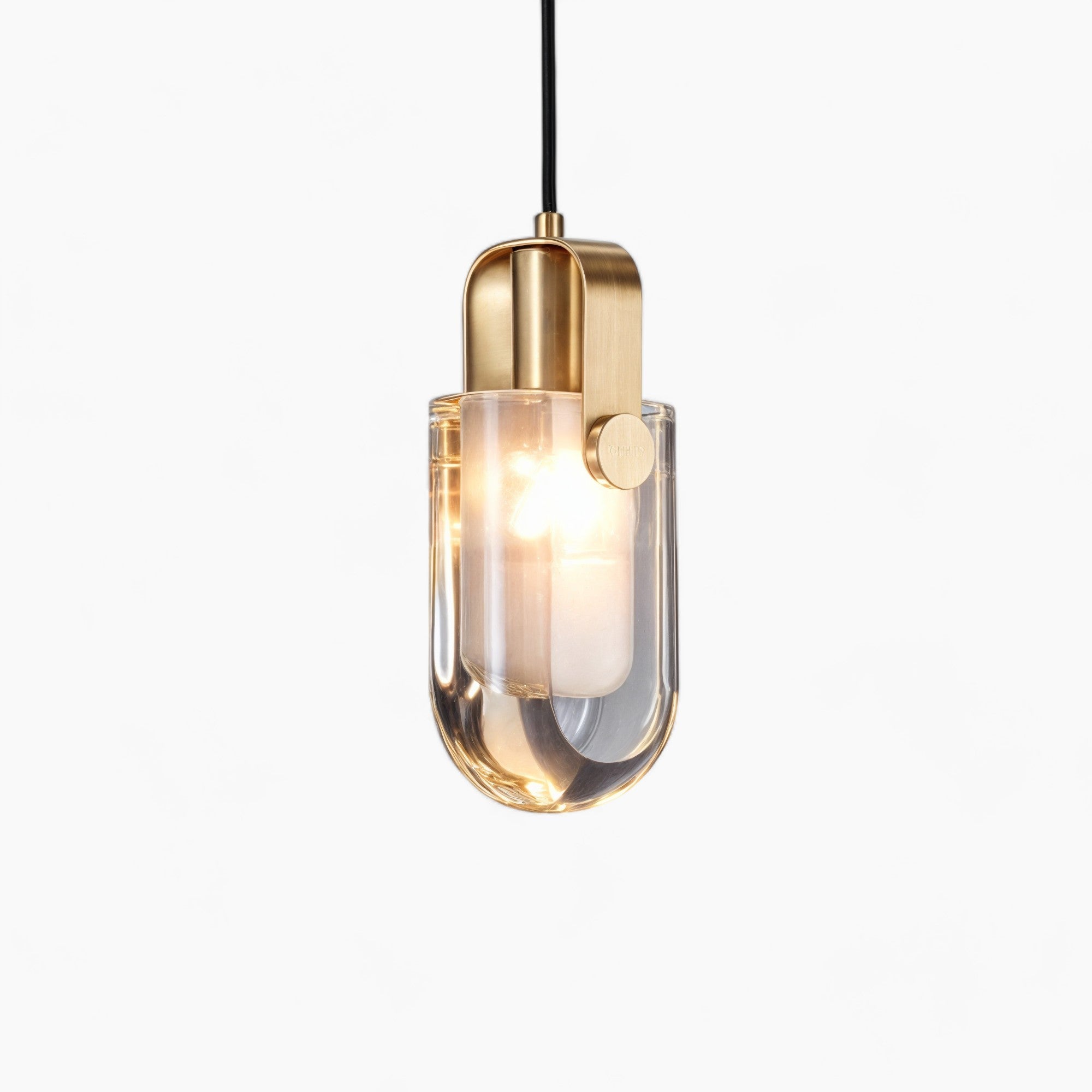 Modern Gold Crystal Pendant Lights | Elegant Copper & Glass Chandeliers