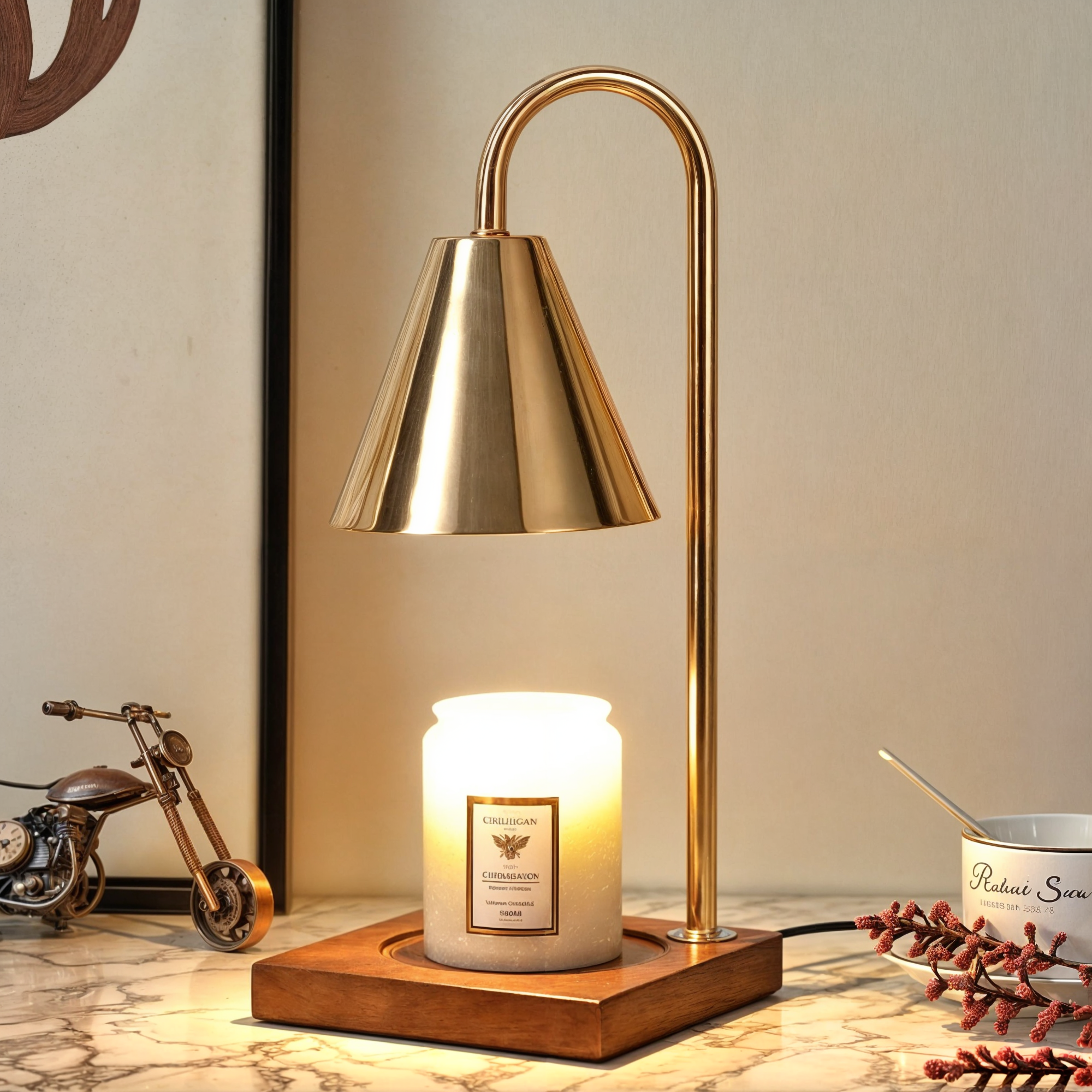 Dimmable Candle Warmer Lamp | Adjustable Brightness, Scented Candle Heater