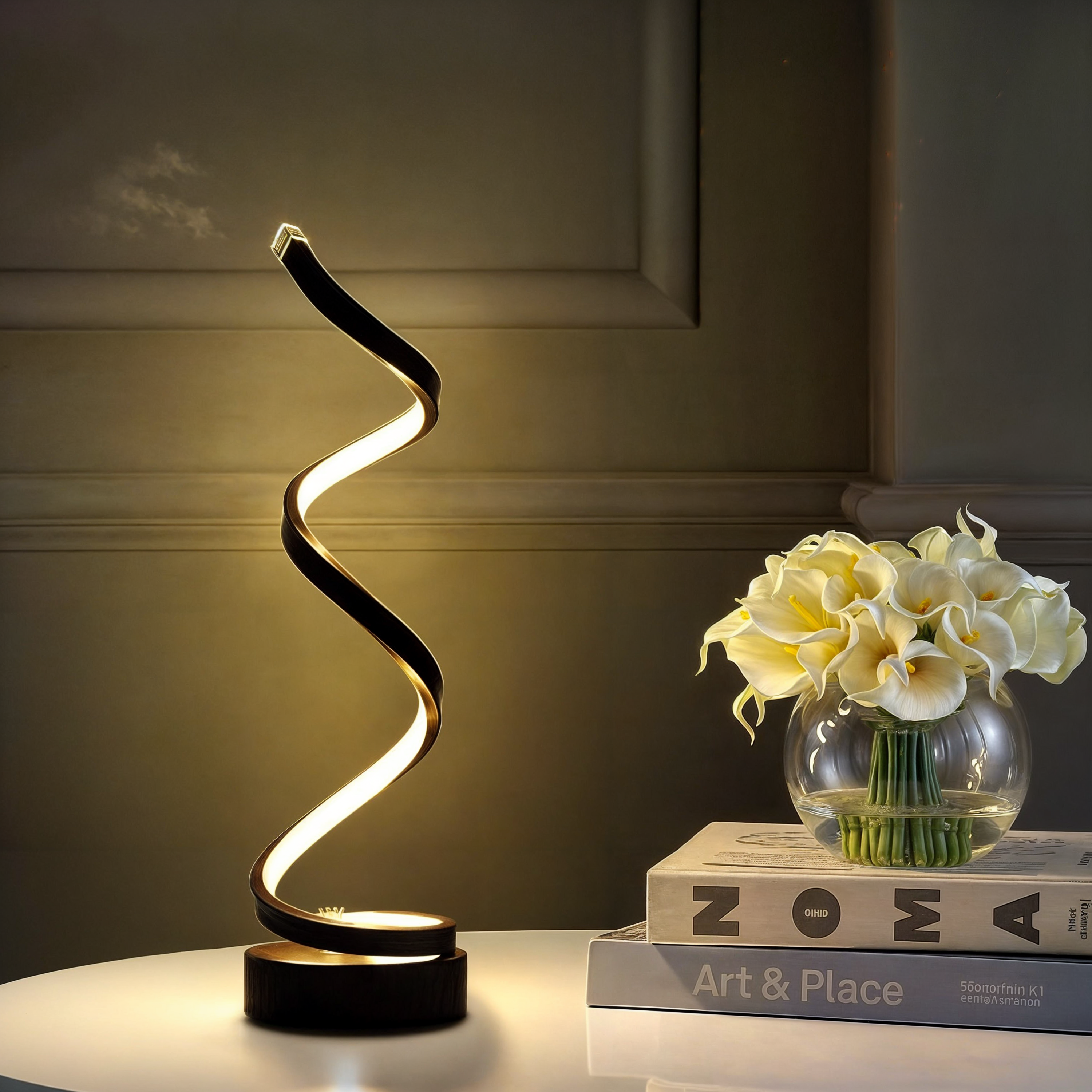 Curved LED Desk Lamps | Modern Eye Protection Lighting