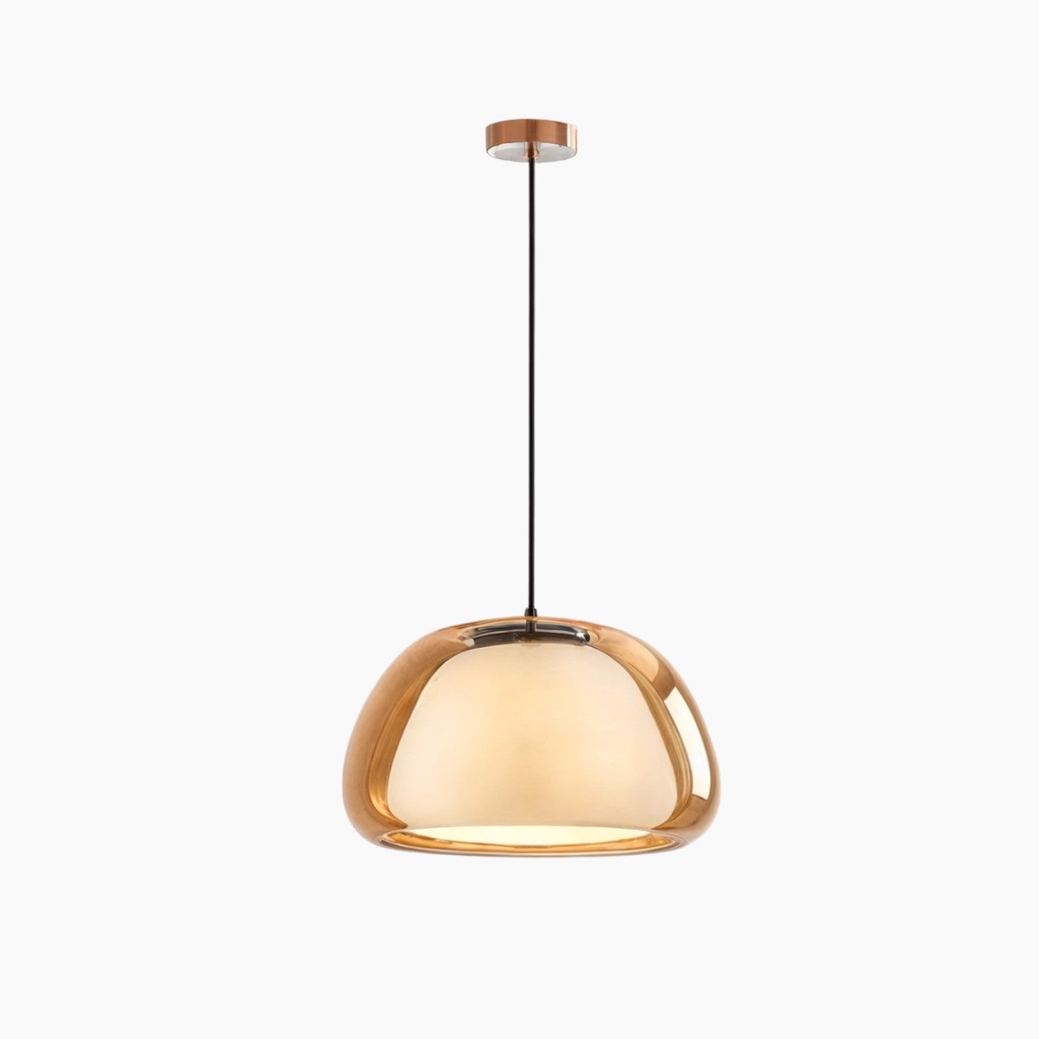 Modern LED Pendant Lights | Adjustable Glass Dome Lighting