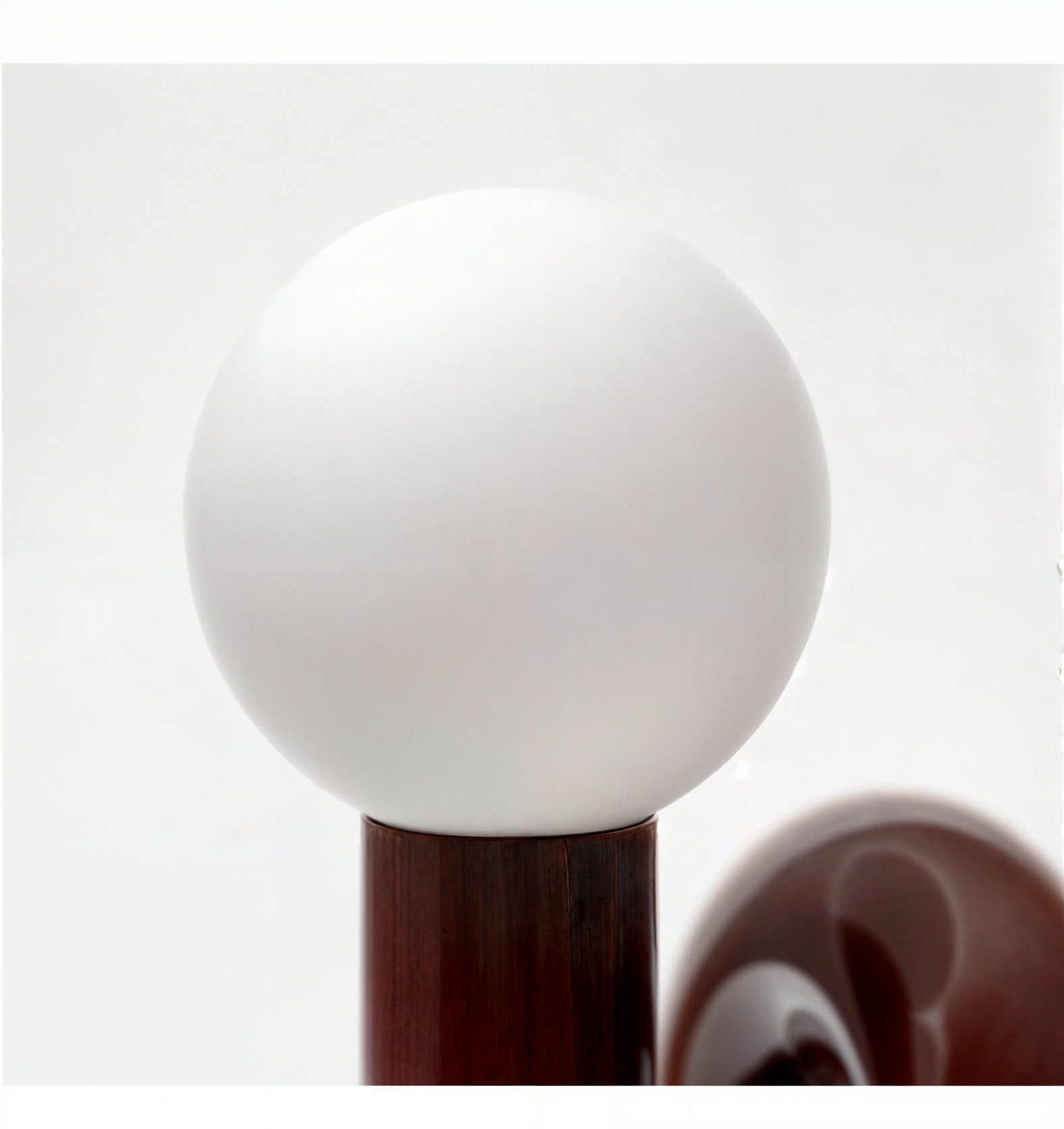 Modern Art Table Lamp | Energy Efficient LED with Frosted Glass Shade