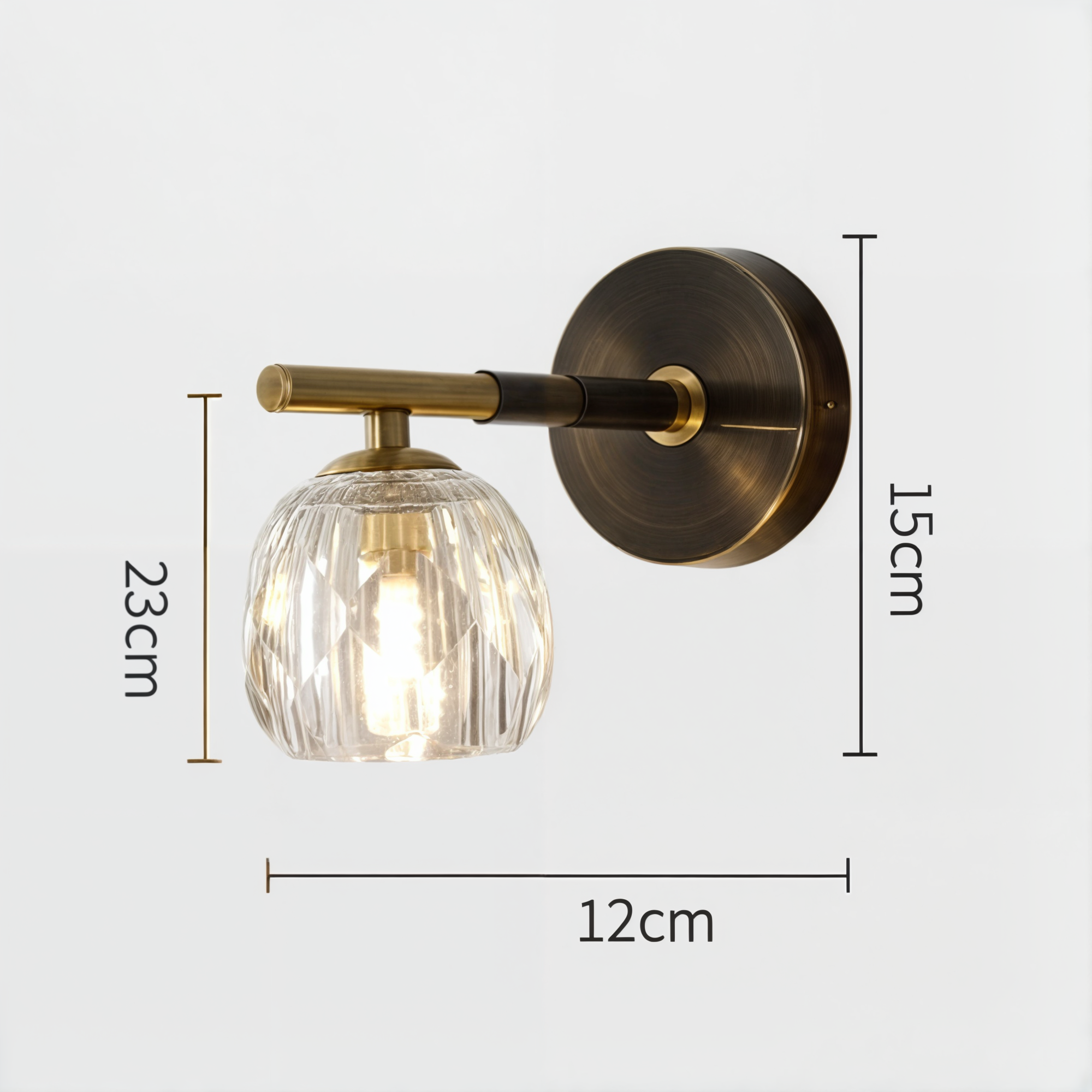 Modern Copper Ball Wall Light | Versatile G9 LED Wall Lamp