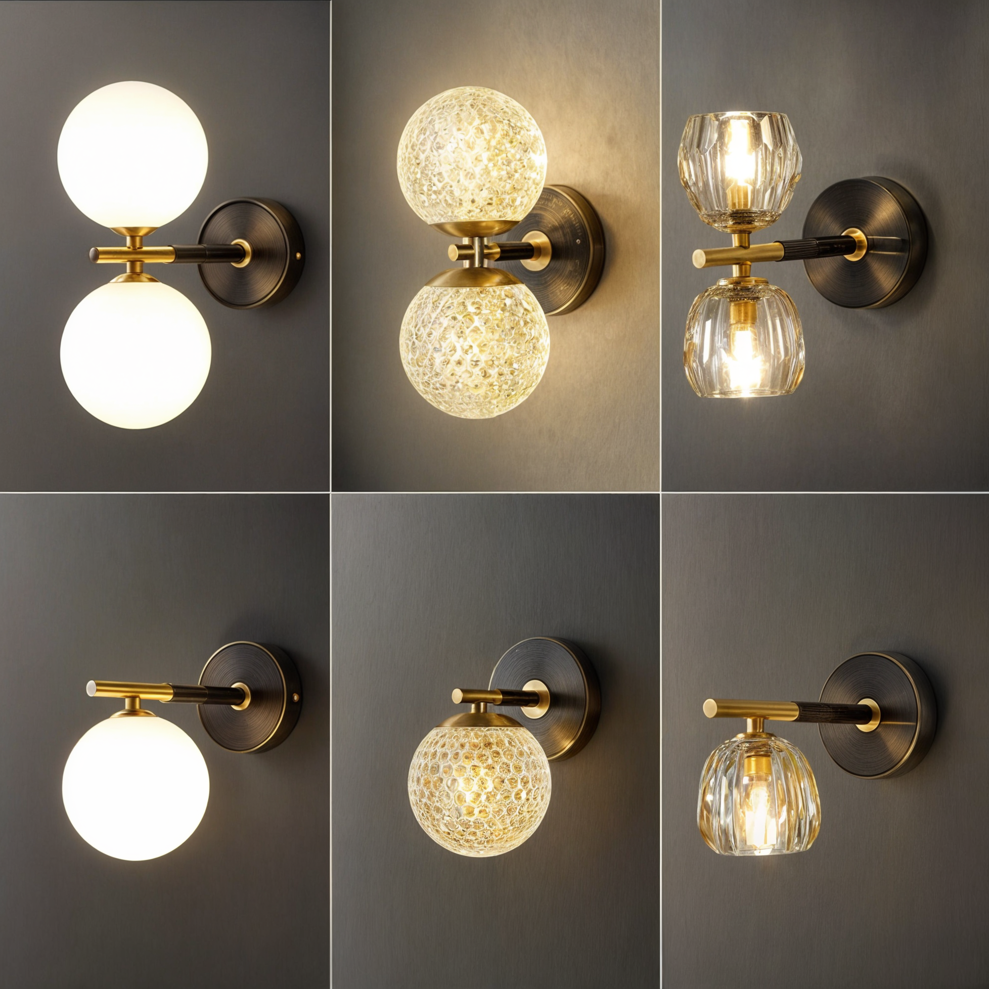 Modern Copper Ball Wall Light | Versatile G9 LED Wall Lamp