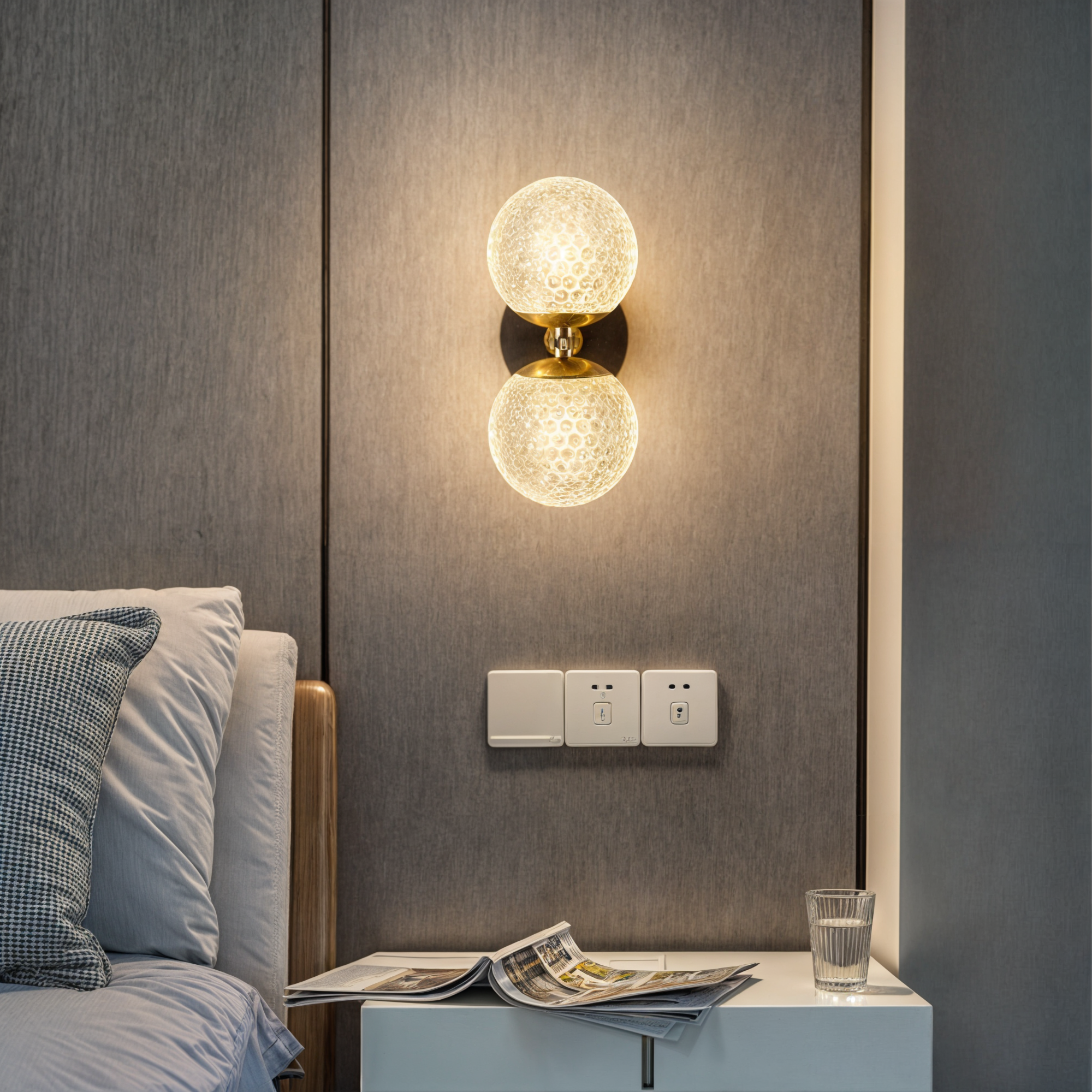 Modern Copper Ball Wall Light | Versatile G9 LED Wall Lamp