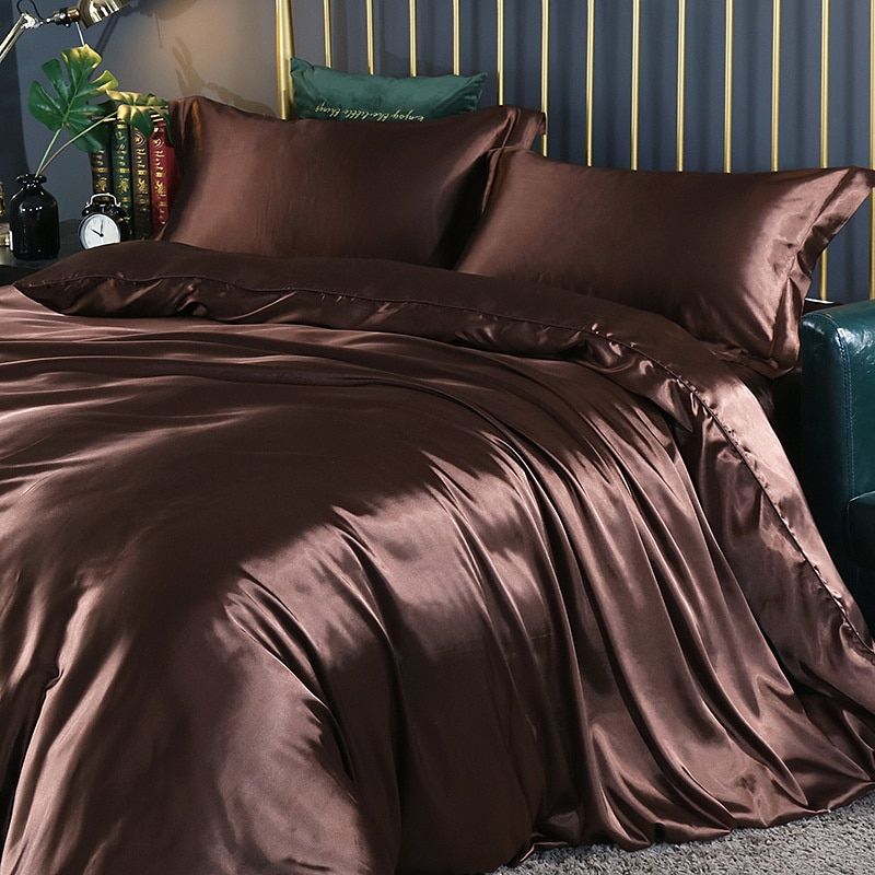 Luxury Silk/Satin Bedding Set | Ultimate Comfort and Elegant Design