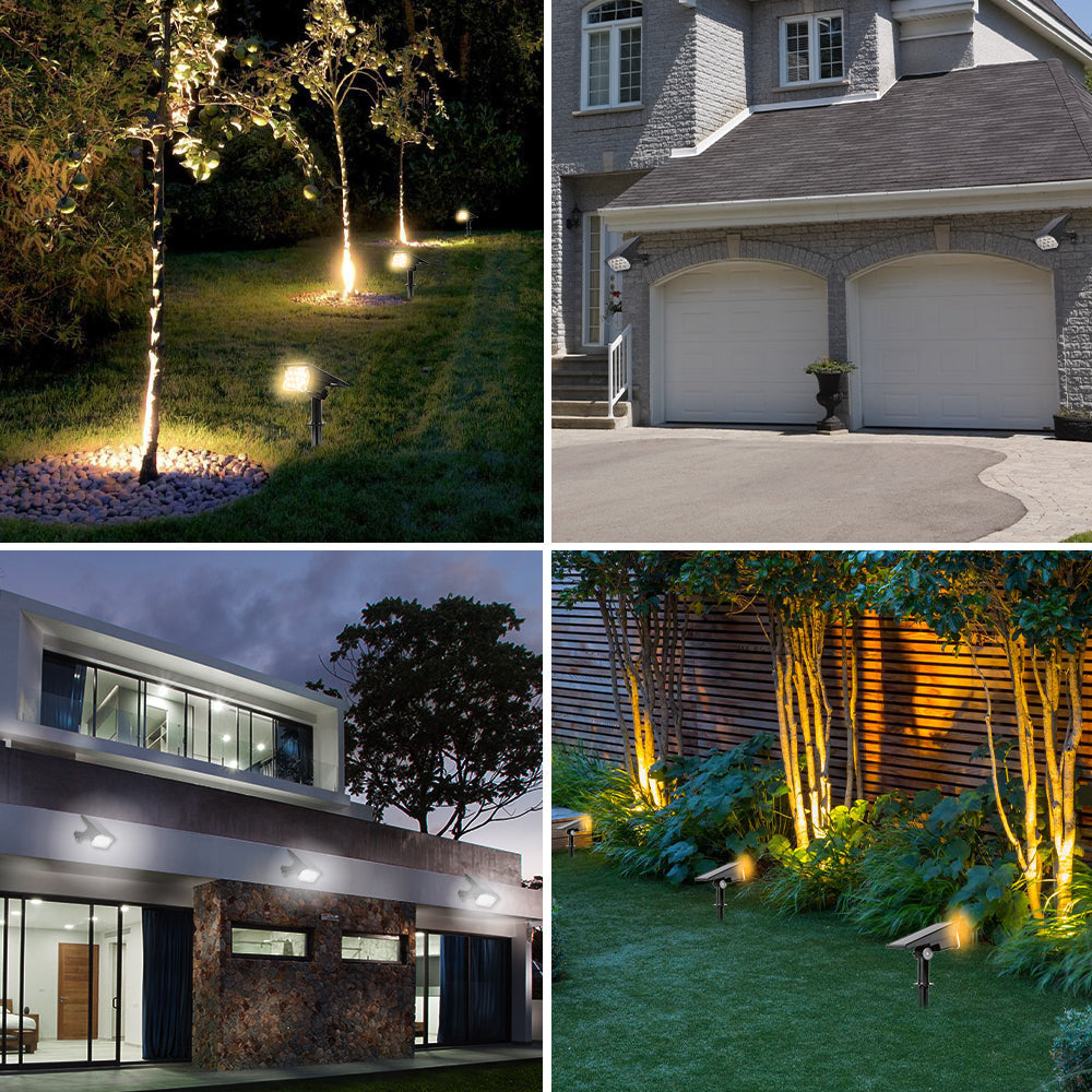 Wireless LED Solar | Garden Spotlights Deluxe