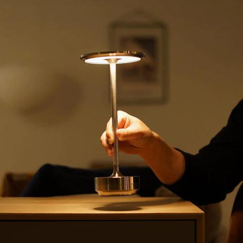 Wireless Nordic Light table lamp | USB rechargeable, metal, dimmable