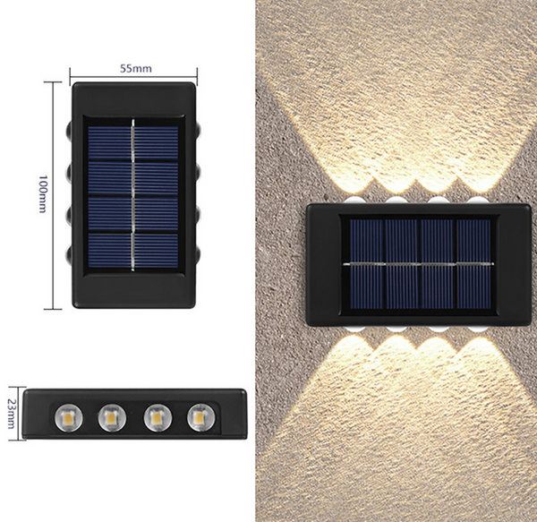 Deluxe Wireless | LED Solar Wall Lights