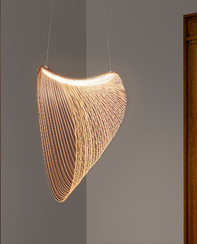 BirchGlow - Birch Wood Pendant Light