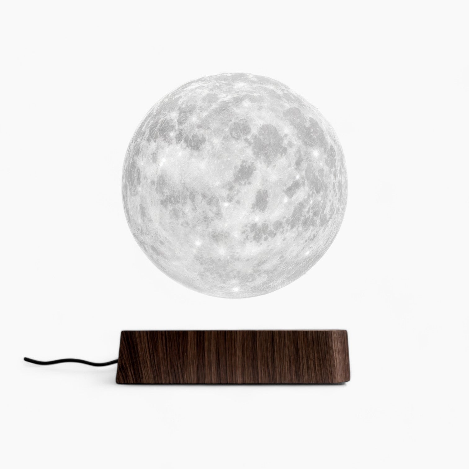 Floating Moon Lamp | 3D Printed LED Light, Touch & Remote Control, Magnetic Levitation