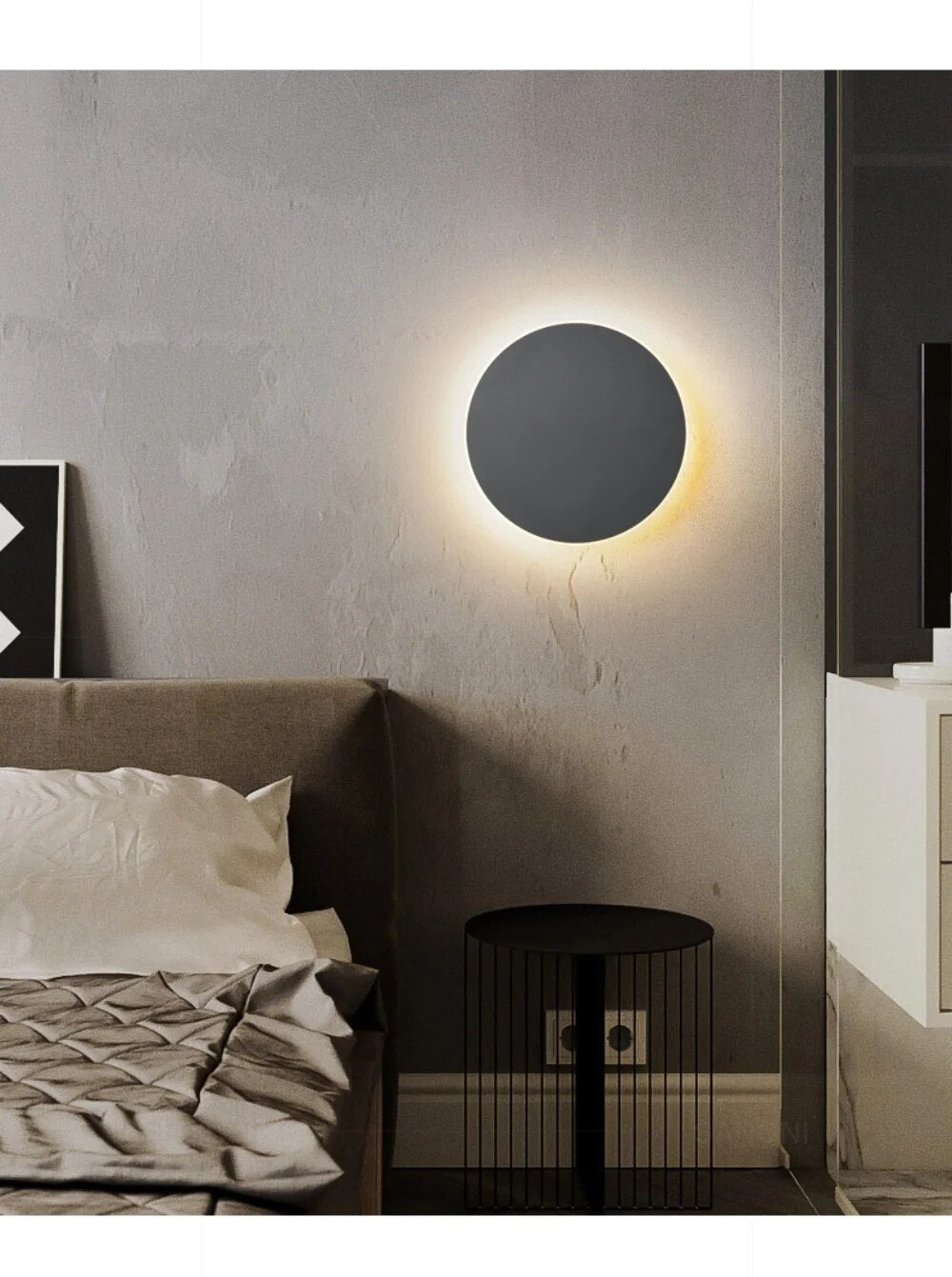 SleekSphere - Round LED Wall Light