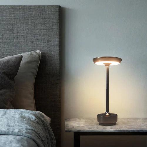 Wireless Nordic Light table lamp | USB rechargeable, metal, dimmable