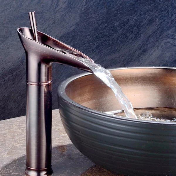 Antique Waterfall Bathroom Sink Faucet | Classic Elegance, Modern Comfort