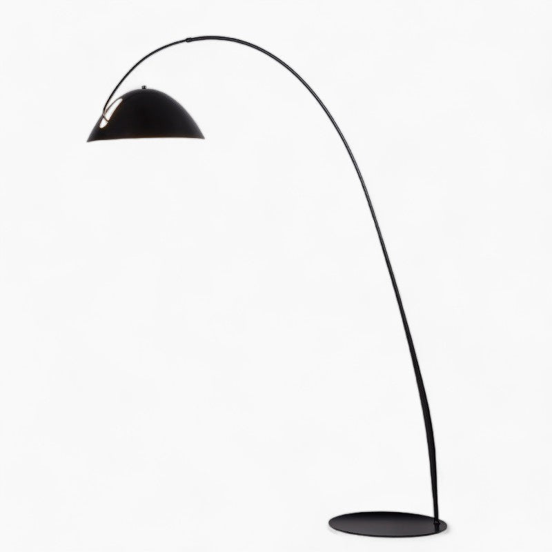 Modern Iron Arc Curve Floor Lamp | LED Lighting for Stylish Living Rooms