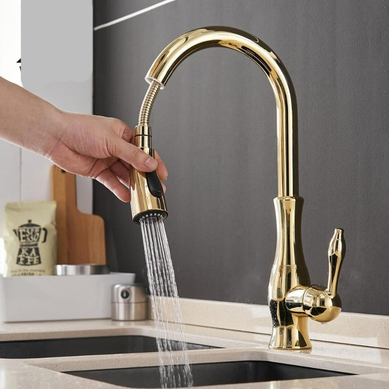 Anton Pull-Out Kitchen Faucet | Stylish Functionality and Modern Design