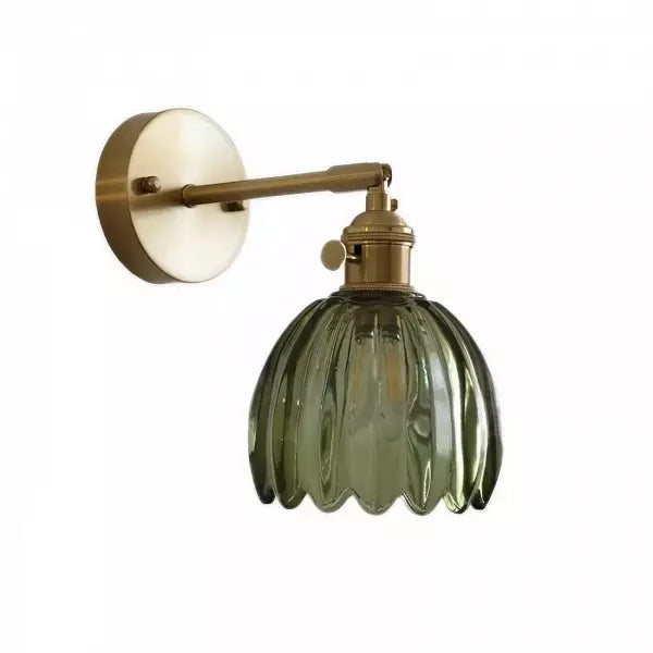 Retro – Tulip Flower Glass Wall Lamp