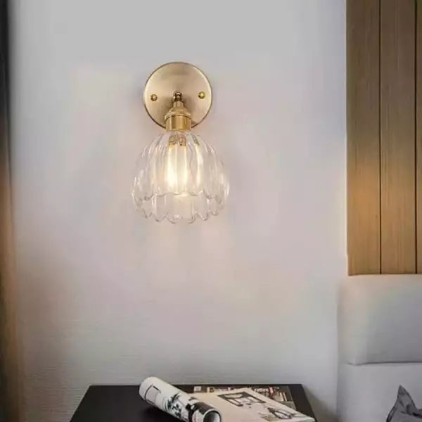 Retro – Tulip Flower Glass Wall Lamp