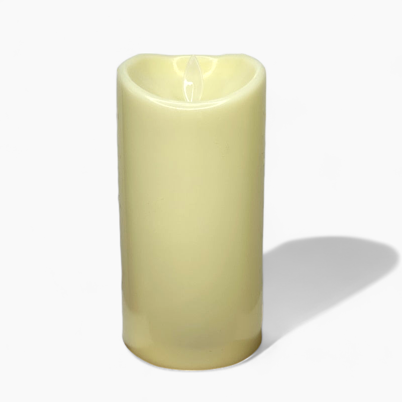 Flameless LED Block Candles | Safe Decorative Battery-Operated Flickering Candles